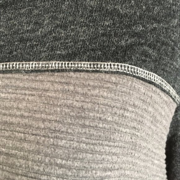 Gray Patchwork Floral Sweater Dress - Picture 7 of 7